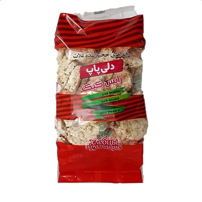 مینی رایس کیک 12 غله بدون گلوتن دلی پاپ 100 گرمی