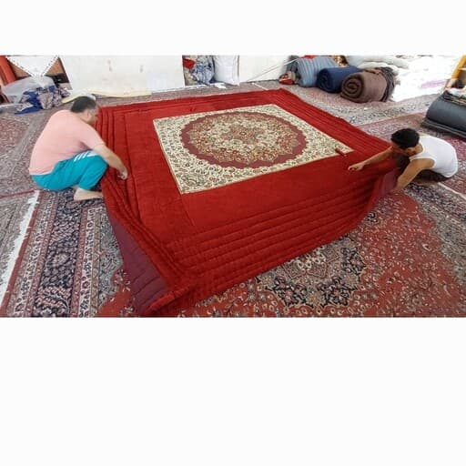لحاف کرسی 4×4 متر دست‌دوز | روتختی و پتو لوکس — تصویر ۸