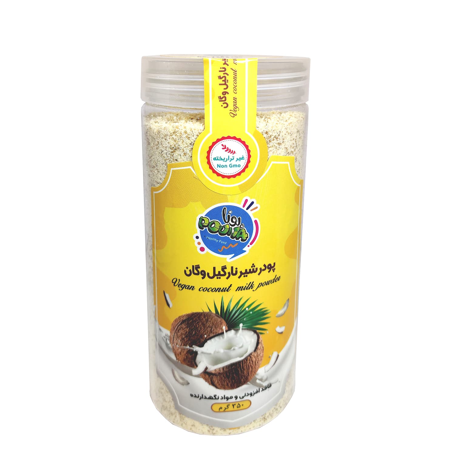 پودر شیر نارگیل وگان پونا 350 گرمی