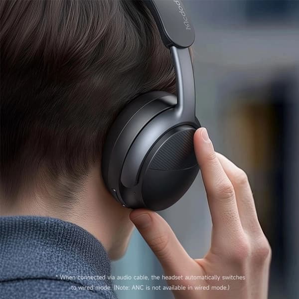 هدفون بی‌سیم نویز کنسلینگ مک‌دودو سری T02 با ANC مدل Mcdodo HP‑1420 — تصویر ۱۲