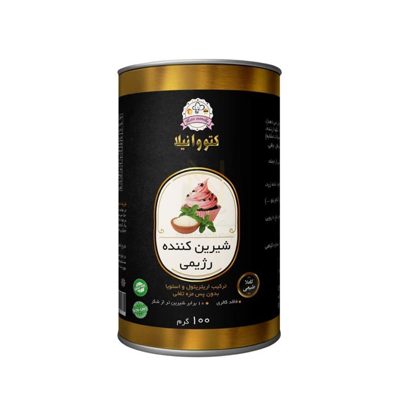 شیرین کننده رژیمی کتووانیلا 100گرم