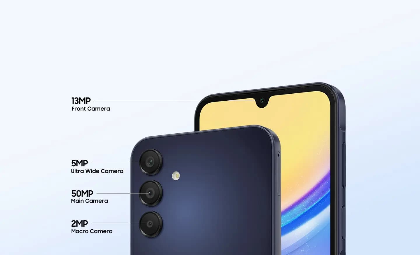 موبایل سامسونگ مدل Galaxy A15 رم 8 گیگابایت ظرفیت 256 گیگابایت ویتنام — تصویر ۳