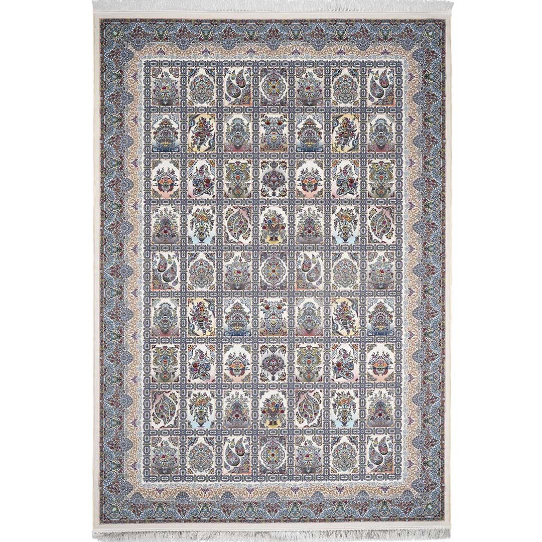 فرش خشتی طرح آلاگل 1200 شانه غیر برجسته کد 100905