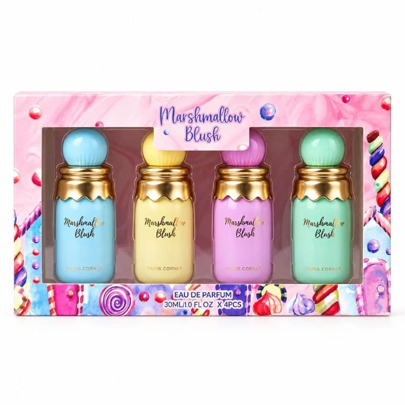 پک عطر زنانه مارشمالو بلاش Marshmallow Blush | اورجینال – مجموعه 4 عددی