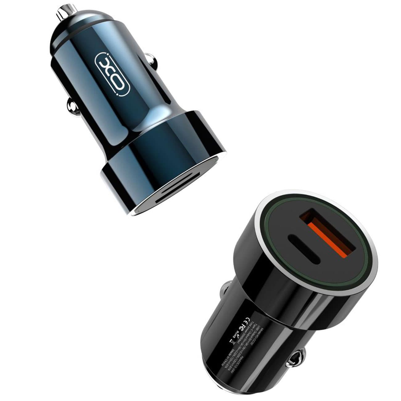 شارژر فندکی فست شارژ ماشین تایپ سی 20 وات ایکس او TZ11 — تصویر ۶