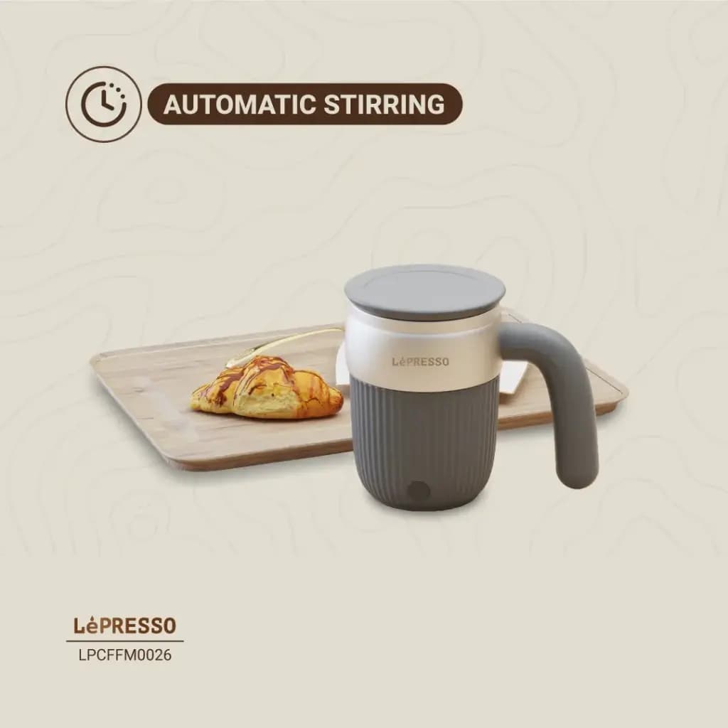 تراول ماگ هوشمند همزن دار لپرسو مدل Lepresso Auto Magnetic Stirring Mug 450mL — تصویر ۸