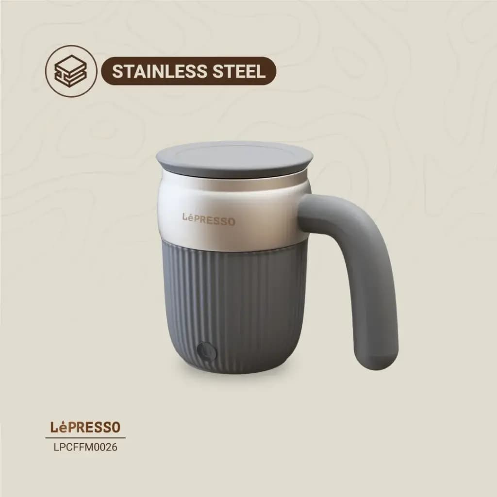 تراول ماگ هوشمند همزن دار لپرسو مدل Lepresso Auto Magnetic Stirring Mug 450mL — تصویر ۴