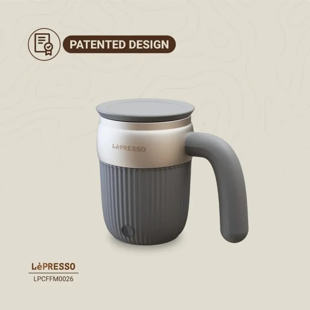 تراول ماگ هوشمند همزن دار لپرسو مدل Lepresso Auto Magnetic Stirring Mug 450mL — تصویر ۷
