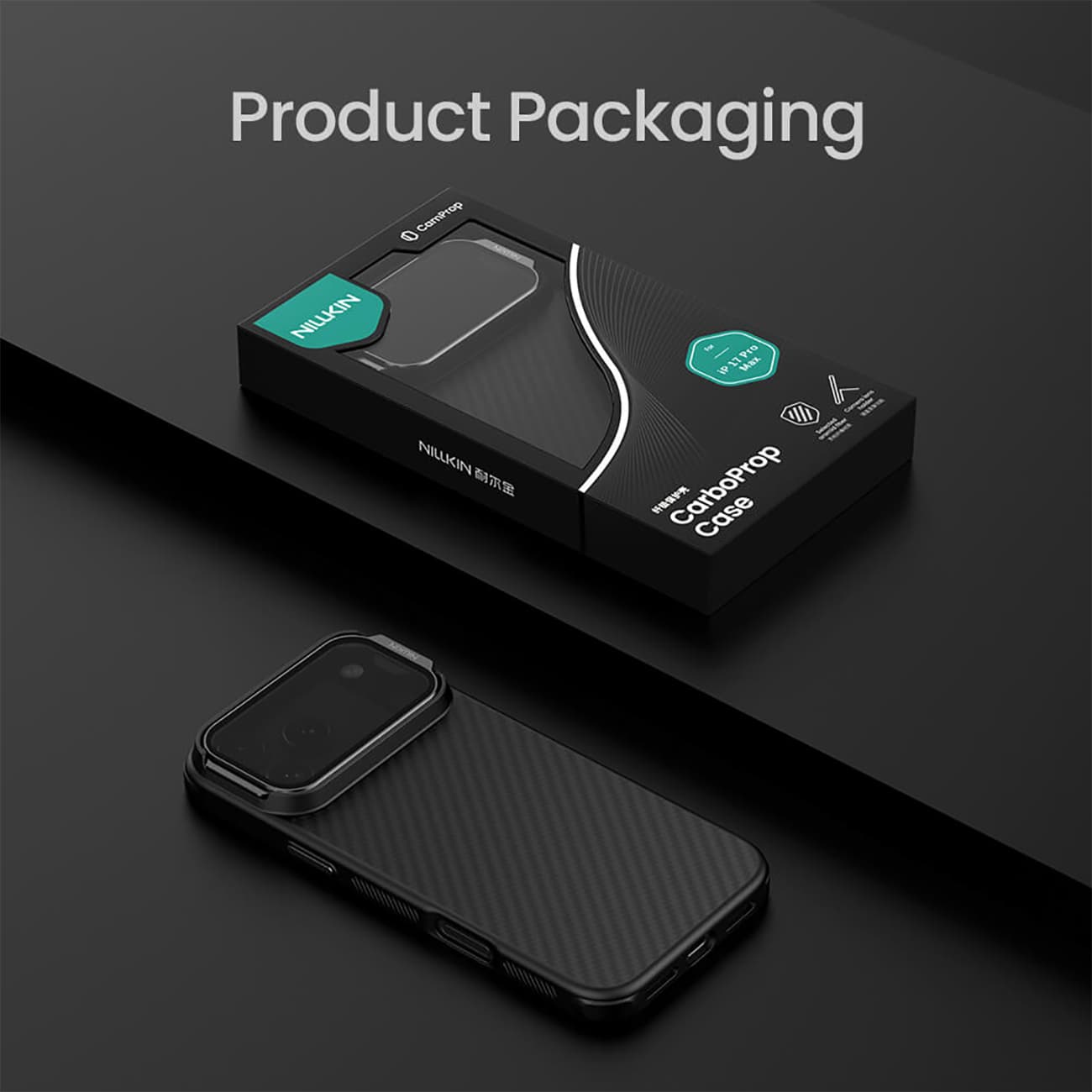 قاب مگنتی گوشی آیفون 17 پرومکس نیلکین Nillkin CarboProp Magnetic — تصویر ۲