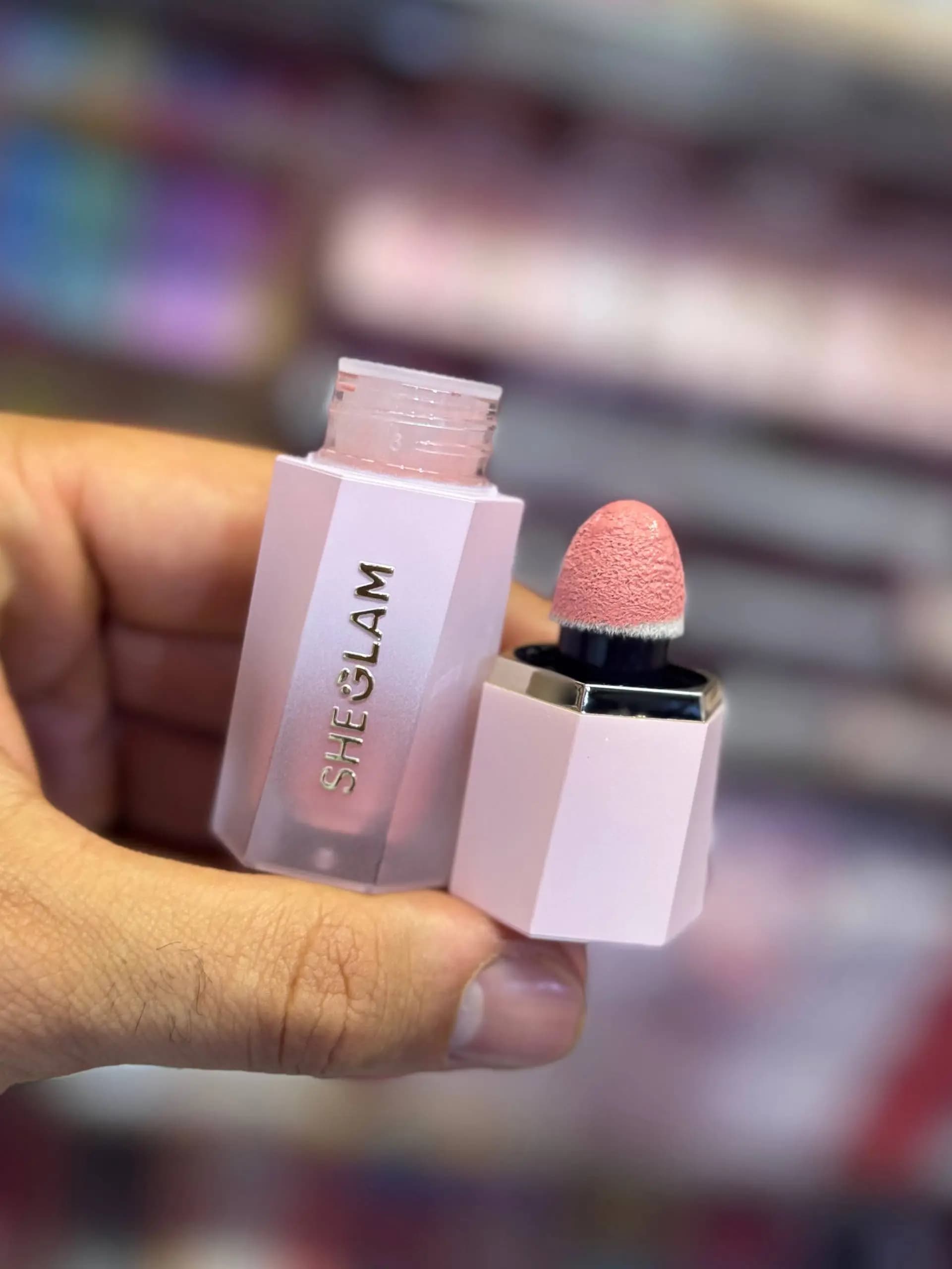 رژ گونه مایع مات شیگلم رنگ Love Cake حجم 5.2ml — تصویر ۸