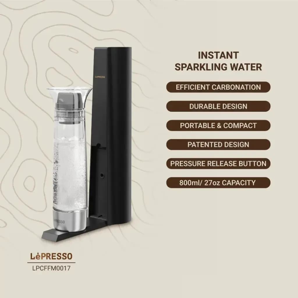 دستگاه سوداساز لپرسو مدل Lepresso Carbonator Instant Sparkling Water 800mL LPCFFM0017 — تصویر ۶