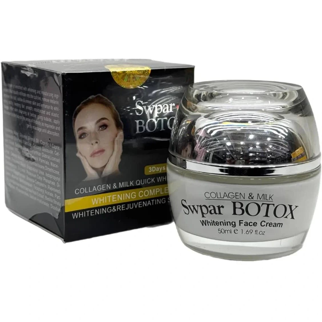 کرم بوتاکس طبیعی برای پُر شدن و چاقی صورت سوپر بوتاکس Swpar Botax حجم 150 میل