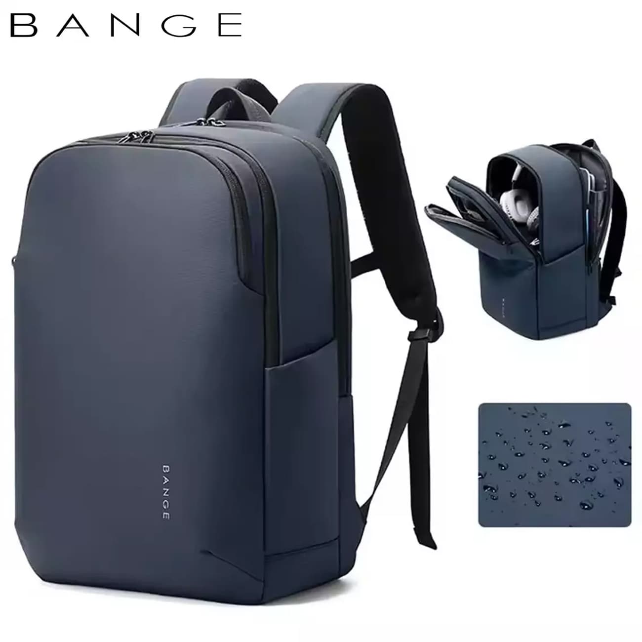 کوله پشتی لپ تاپ 15.6 اینچ ضد آب بنج BANGE BG-3068 — تصویر ۸