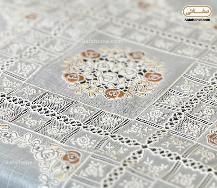 سفره متری رویال طرح گیپور رز — تصویر ۴