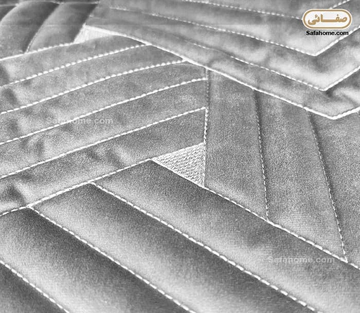 روتختی دو نفره مخمل 7 تکه طرح لئون طوسی — تصویر ۴