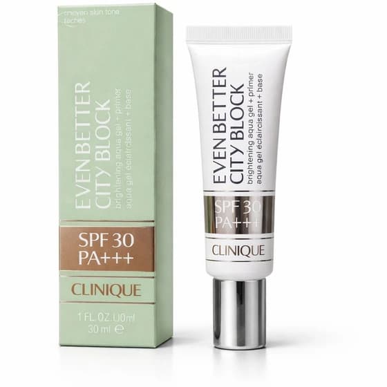 ضد آفتاب و پرایمر کلینیک مدل Even Better City Block SPF 30 حجم 30 میل