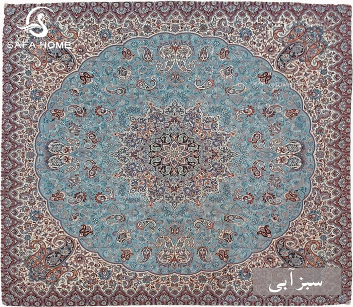 رومیزی 1×1 ترمه اصل هاشمی کد 24 با 11 رنگ متنوع — تصویر ۸