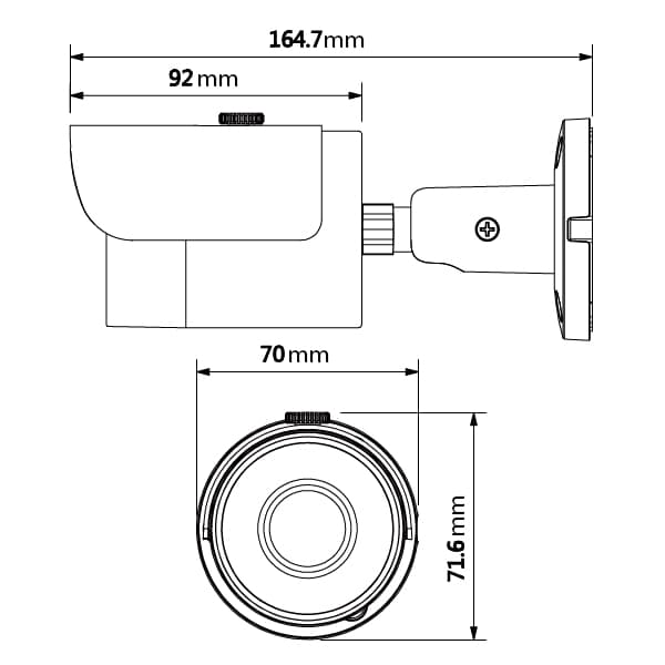 دوربین داهوا مدل DH-HAC-HFW1400SP — تصویر ۲
