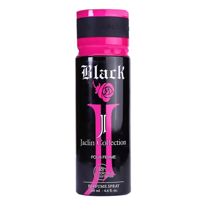 اسپری خوشبو کننده زنانه ژاکلین Jaclin مدل بلک ایکس اس رز Black