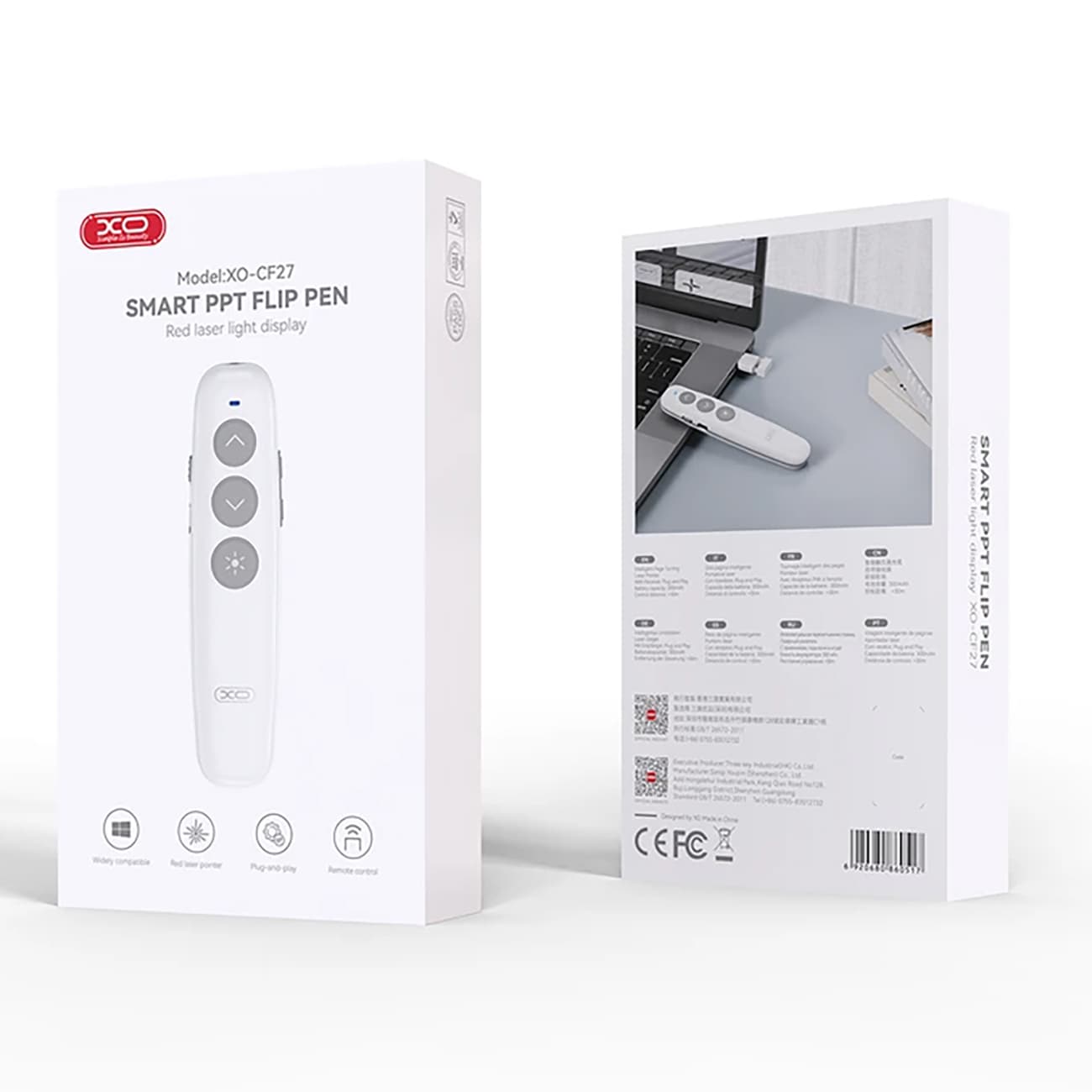 پوینتر و پرزنتر لیزری شارژی ایکس او CF27 — تصویر ۷