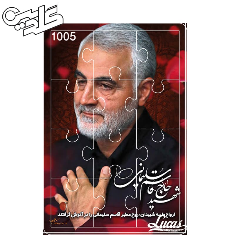 پازل چوبی 12 تکه کد 1005