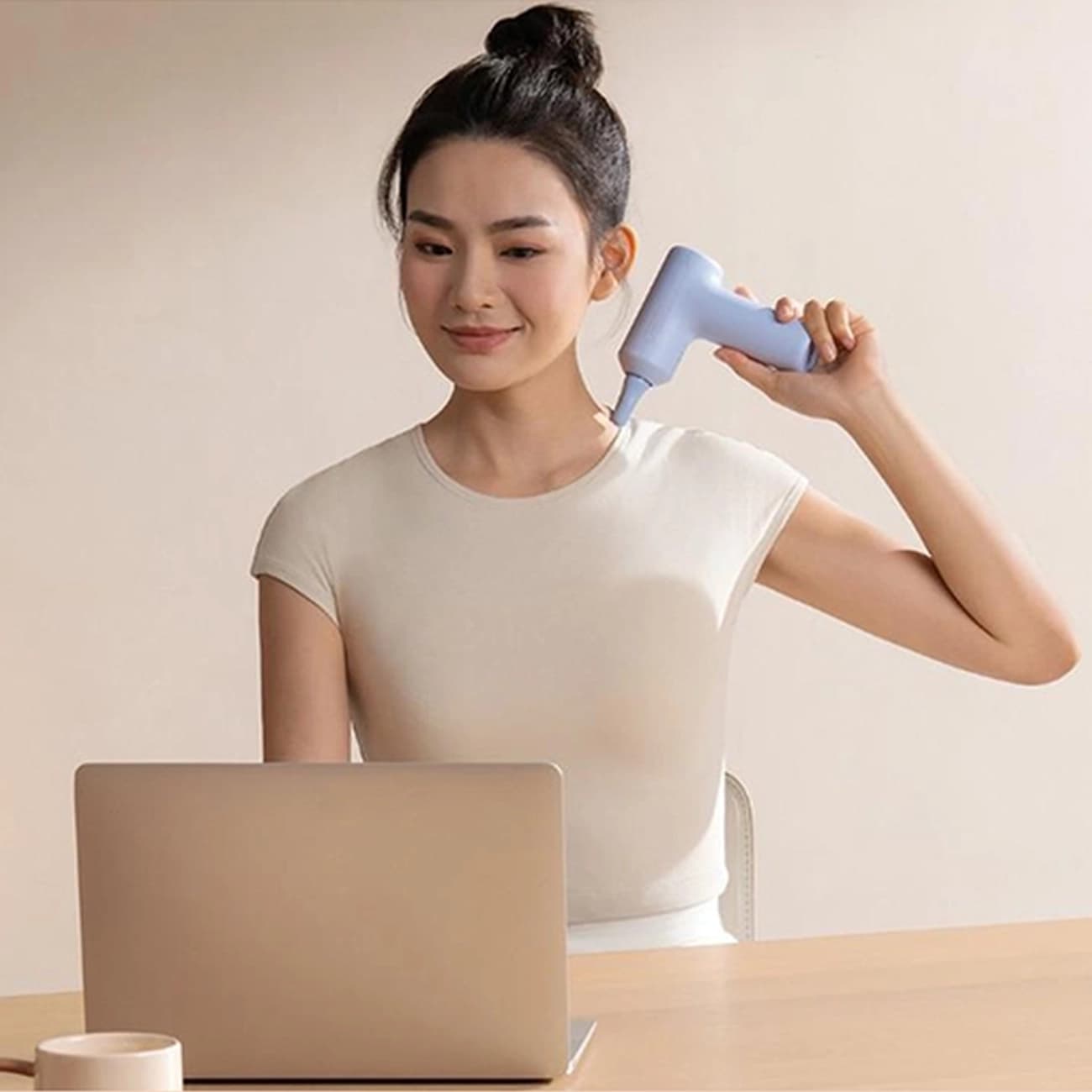 ماساژور تفنگی شارژی شیائومی Xiaomi Mijia اصل مدل GUN 3 MJJMQ07YM — تصویر ۷