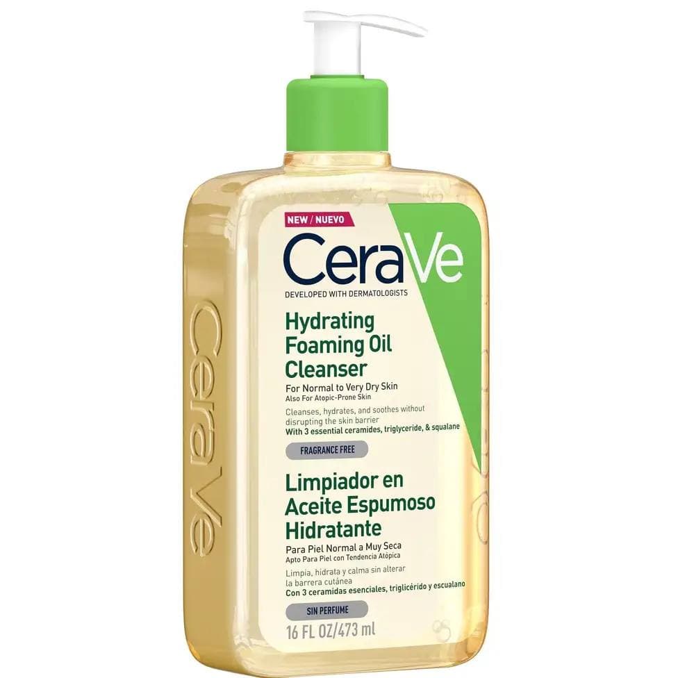 فوم شستشو روغنی سراوی Cerave حاوی آبرسان