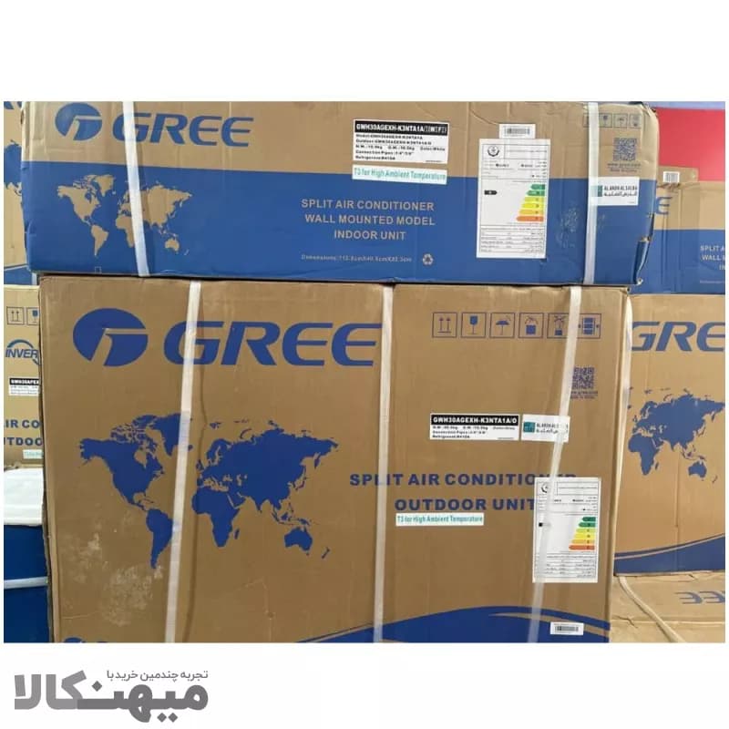 کولر گازی اسپلیت گری 30000 گاز R410A مدل GWH30AGEXH — تصویر ۵
