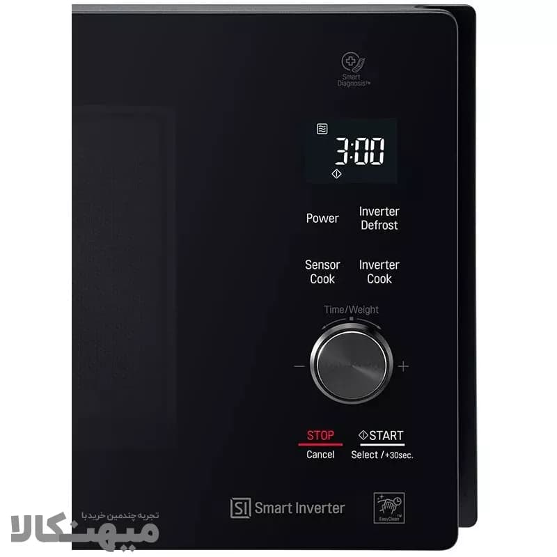 مایکروویو ال جی 42 لیتری 1200 وات نئوشف مدل MH8265DIS رنگ مشکی — تصویر ۴