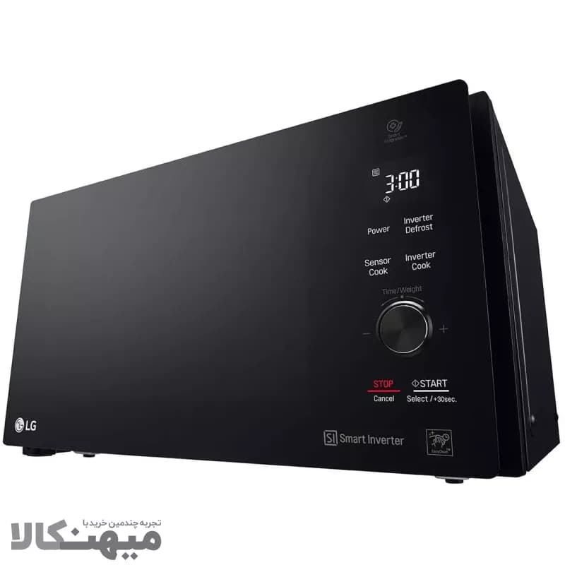 مایکروویو ال جی 42 لیتری 1200 وات نئوشف مدل MH8265DIS رنگ مشکی — تصویر ۳