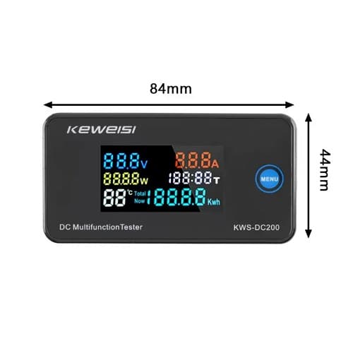 مولتی فانکشن واتمتر و پاورمتر KWS-DC200V-50A DC — تصویر ۳