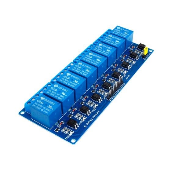 ماژول رله 8 کانال 5 ولت 10 آمپر با نشانگر LED — تصویر ۲