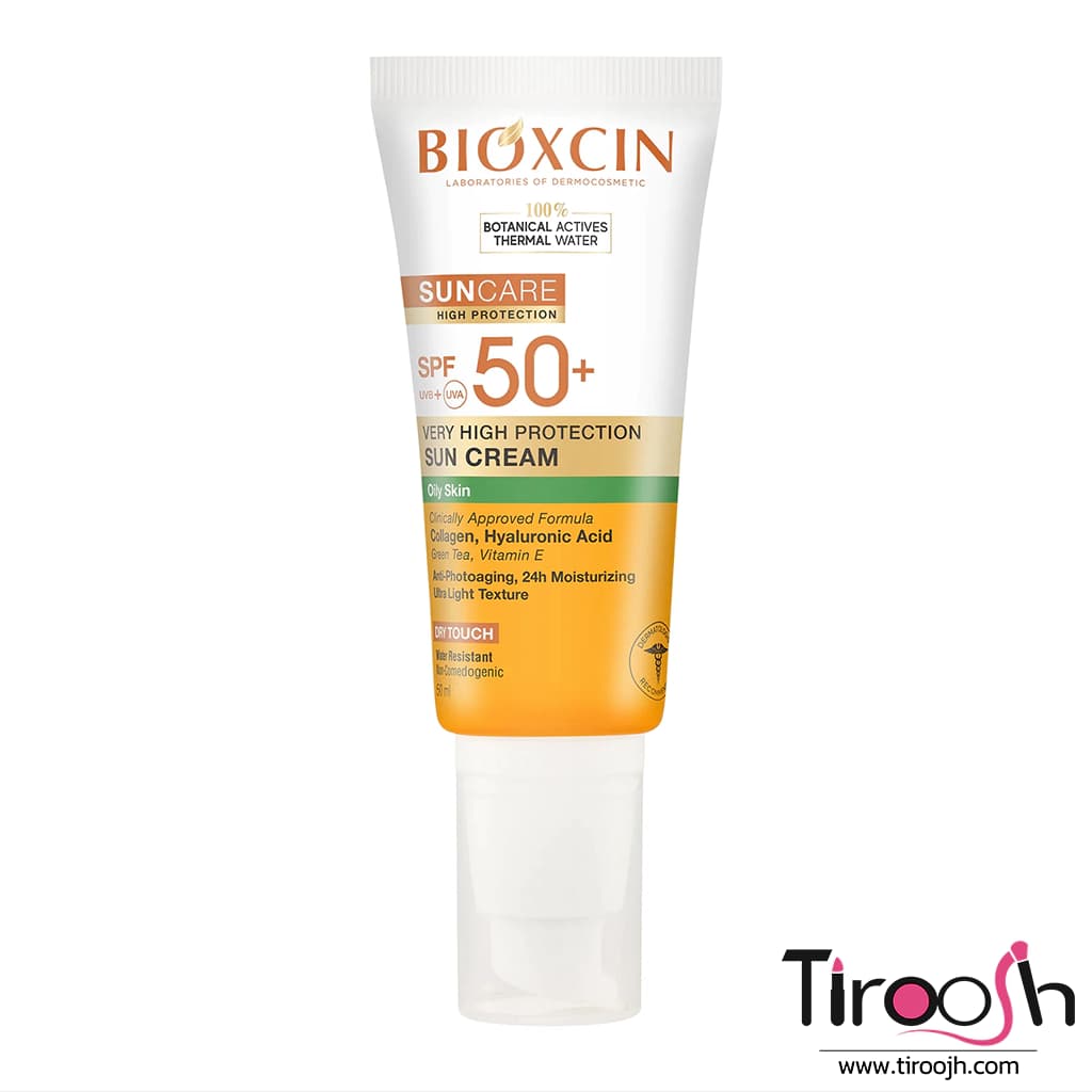 کرم ضد آفتاب بیرنگ پوست چرب بیوکسین +SPF50