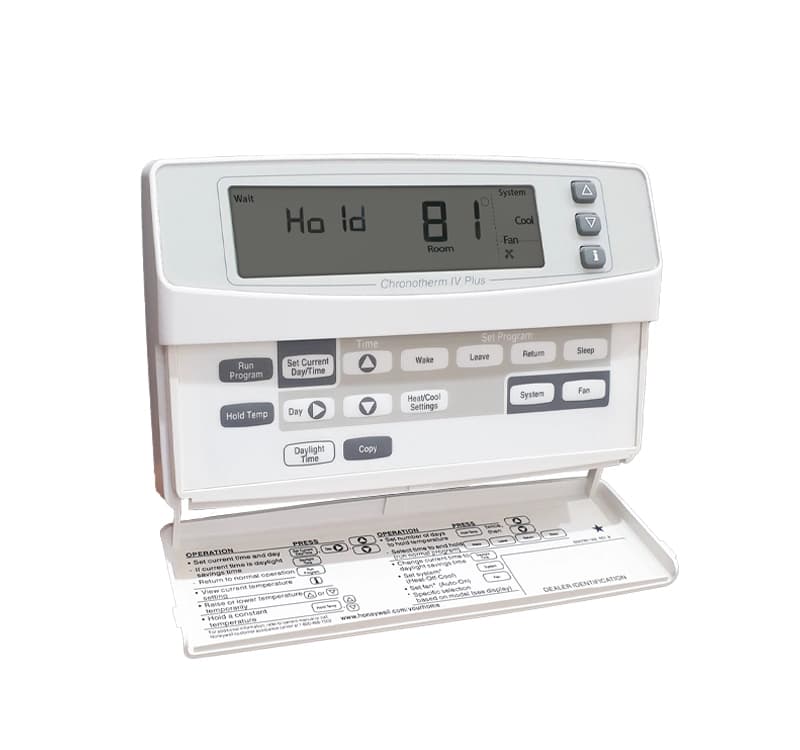 ترموستات اتاقی 24 ولت قابل برنامه ریزی هانیول مدل T8600D 2069 — تصویر ۳