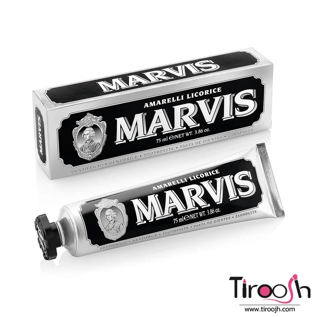 خمیر دندان مارویس سیاه (طعم شیرین بیان) MARVIS — تصویر ۶