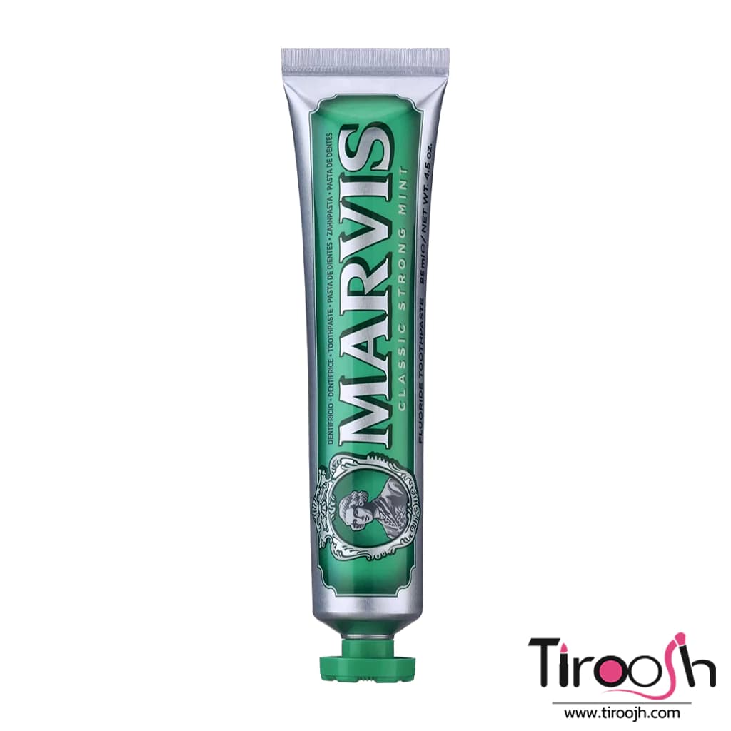خمیر دندان مارویس سبز کلاسیک MARVIS classic strong — تصویر ۴
