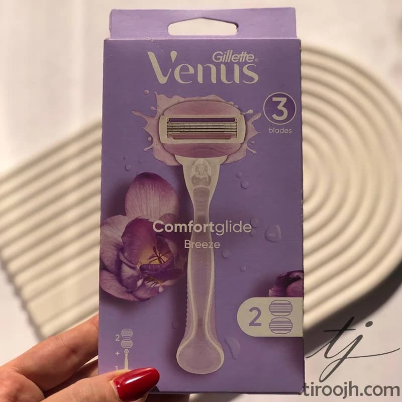 ژیلت ونوس بنفش ضد حساسیت زنانه + 2عدد یدک — تصویر ۳