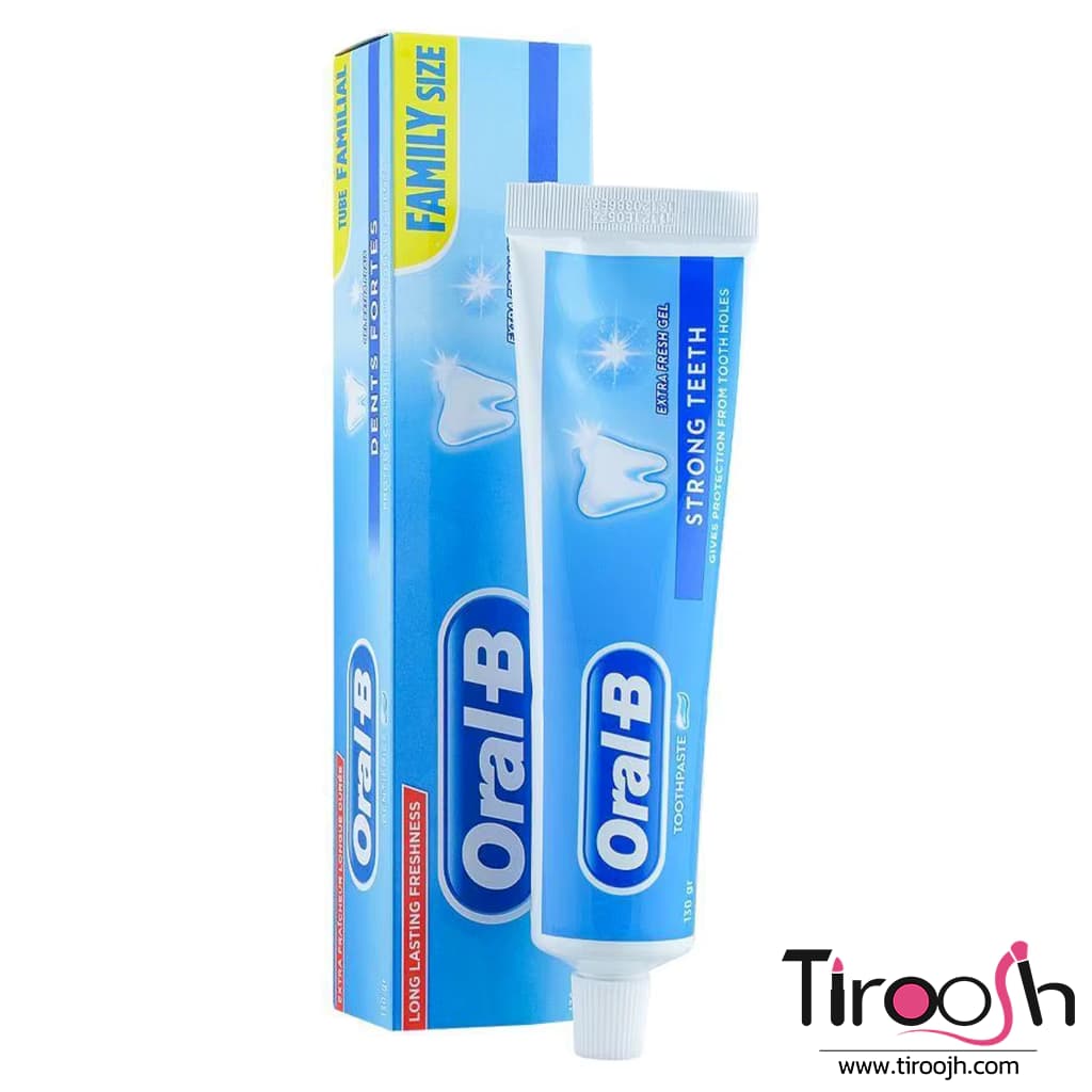 خمیر دندان اورال بی مدل STRONG TEETH FAMILY size