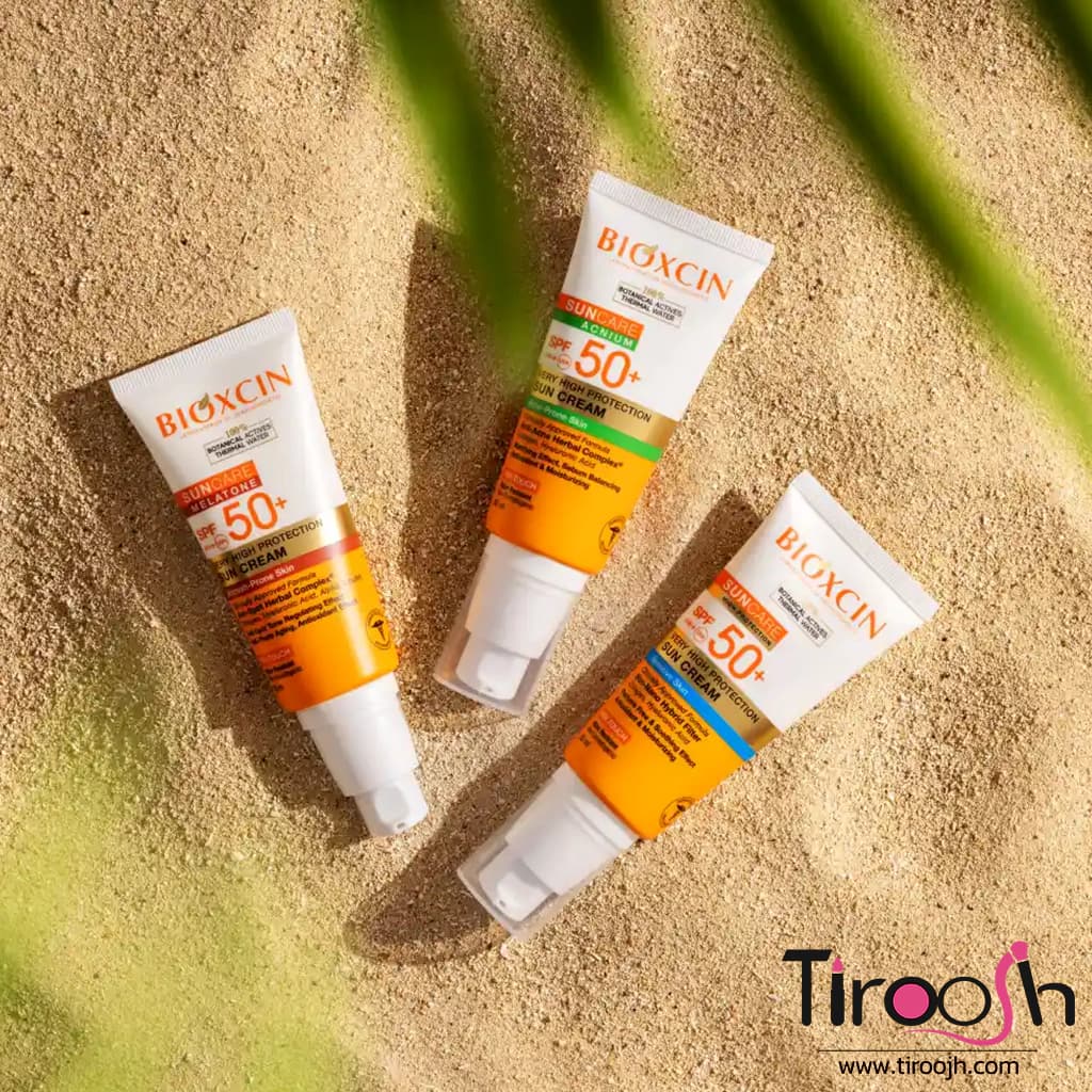 ضدآفتاب رنگی بیوکسین پوست چرب +SPF 50 — تصویر ۷