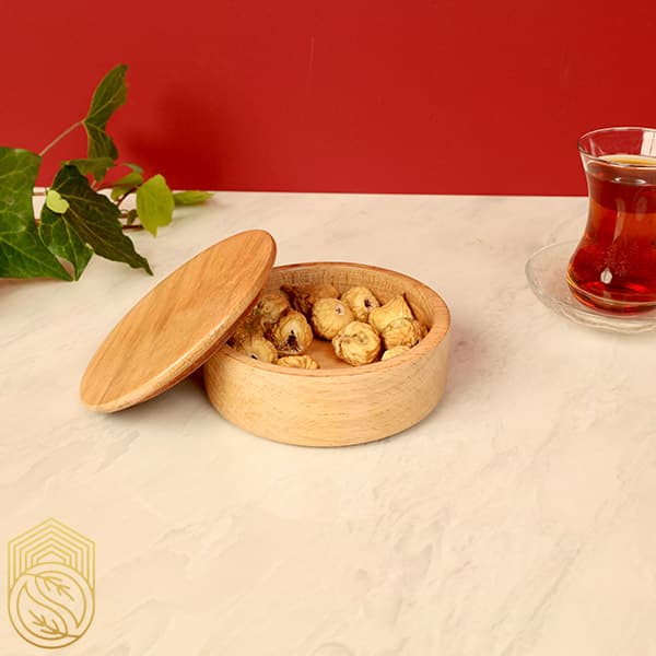 بانکه چوبی حبوبات و تنقلات چوب راش کد sh126