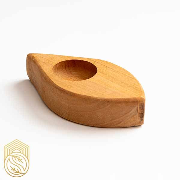 جاشمعی (جاوارمری) چوبی طرح گلبرگ کد sh14 — تصویر ۵