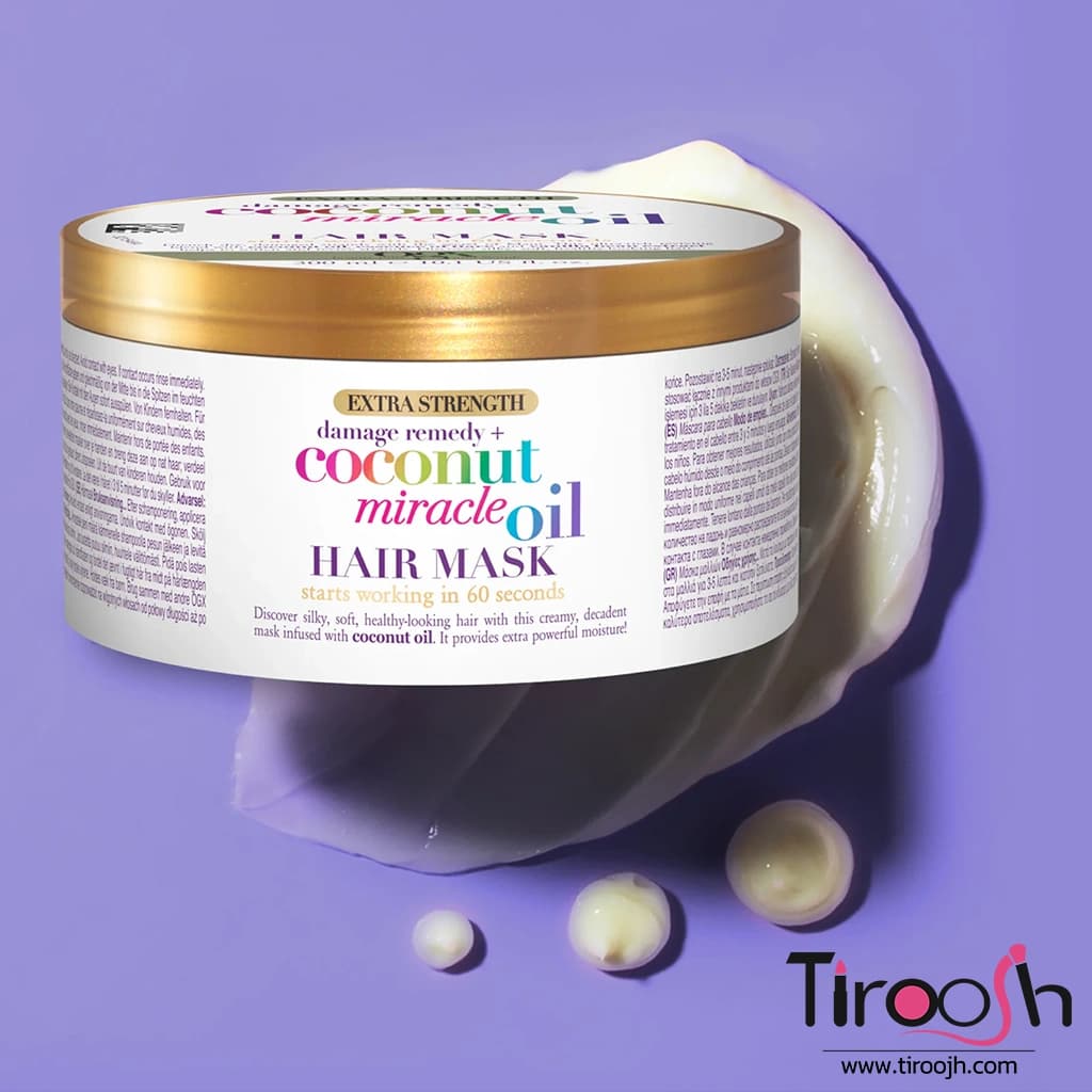 ماسک مو کوکونات اویل اوجیکس OGX Coconut Oil — تصویر ۵