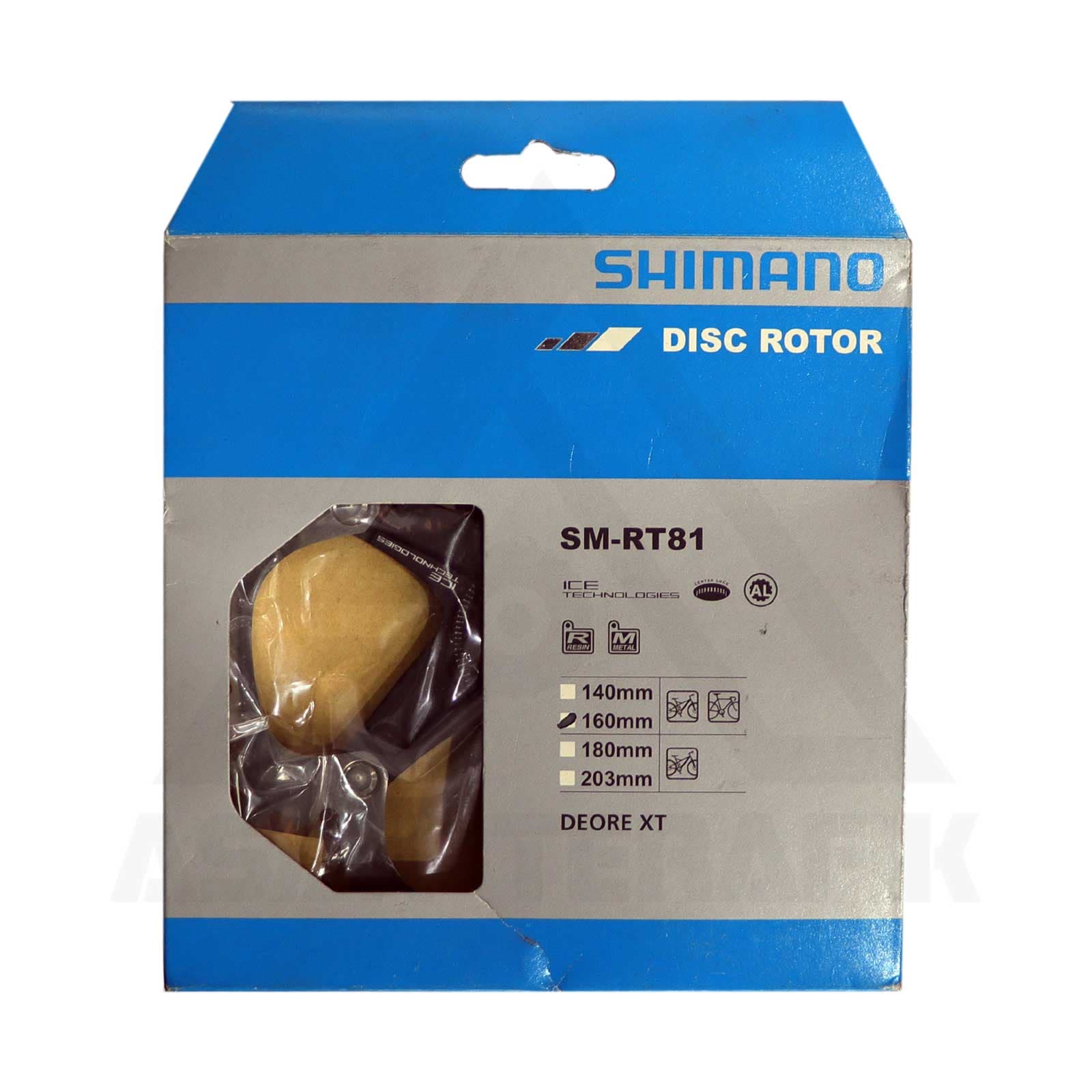 روتور دیسک دوچرخه شیمانو مدل Shimano SM-RT81 160mm