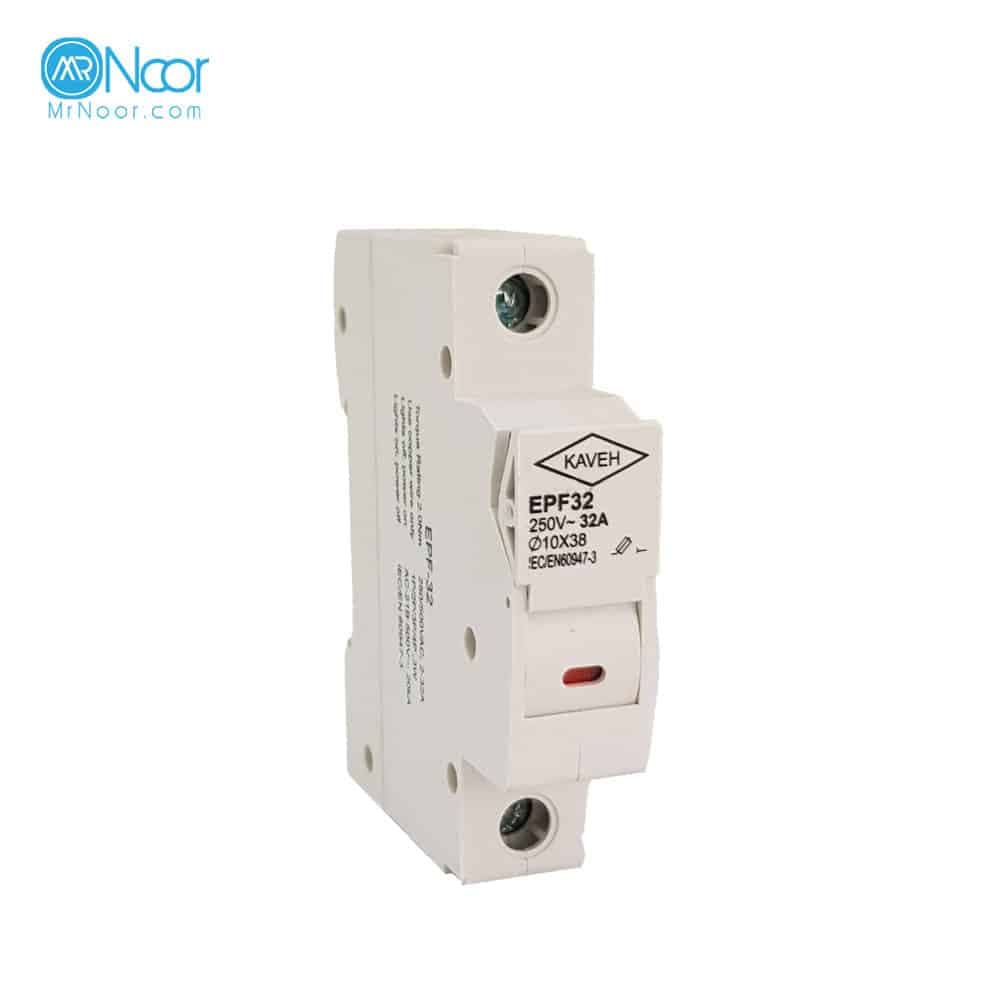 پایه سکسیونر فیوز ACسایز 38×10 تک پل کاوه