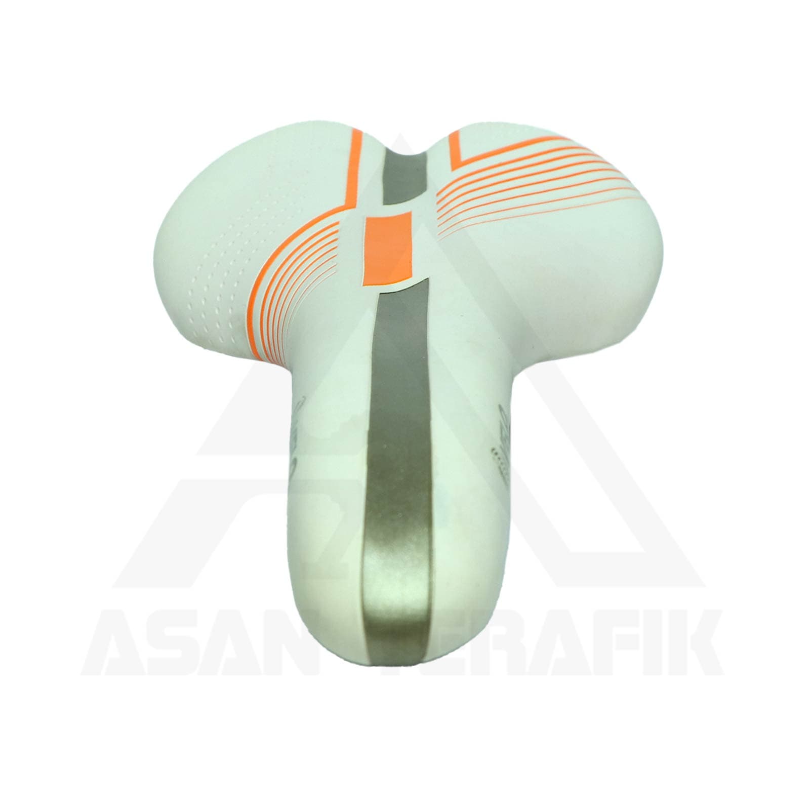 زین دوچرخه ولو Velo Saddle سفید نارنجی — تصویر ۳