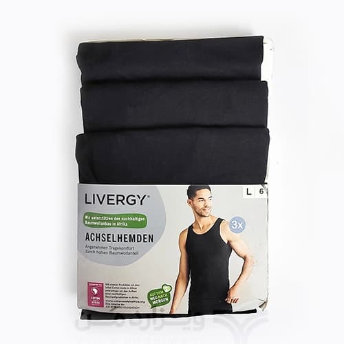 پک 3 تایی رکابی اورجینال لیورجی Livergy آلمان مشکی