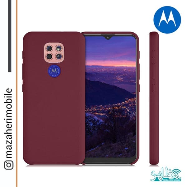 گارد(قاب) سیلیکونی بامحافظ لنز موبایل مدل موتورولا motorola G9play