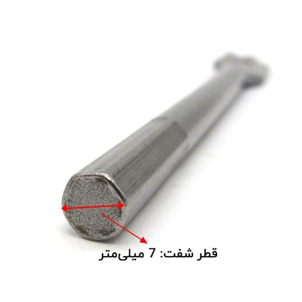 مته ولف مدل برگی کد T26 سایز 26 میلی متر — تصویر ۵