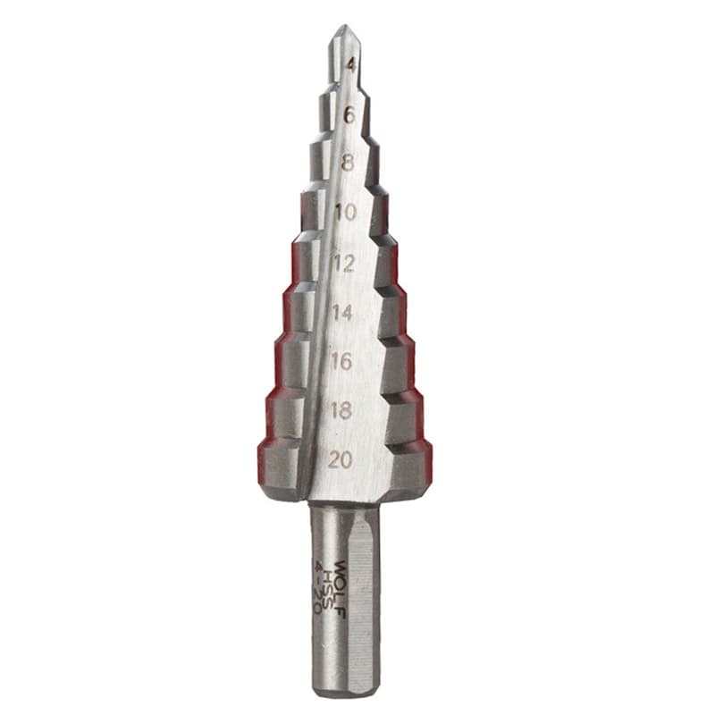 مته مخروطی ولف مدل HSS-E 4-20