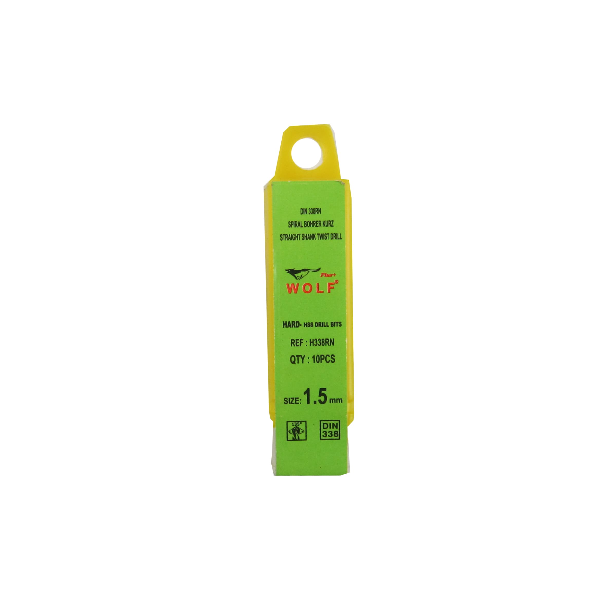 مته آهن ولف مدل HSS-4-1.5 کد 0086 سایز 1.5 میلیمتر بسته 10 عددی — تصویر ۳